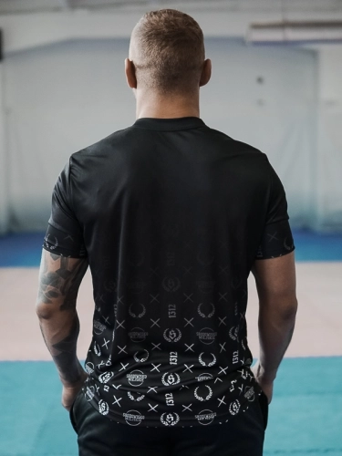 T-shirt Sport Mesh "Pattern" - Black SM_1039 Środowisko Miejskie T-SHIRTS 2