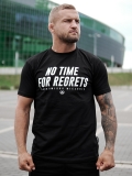 Koszulka "No time for regrets" - Czarna