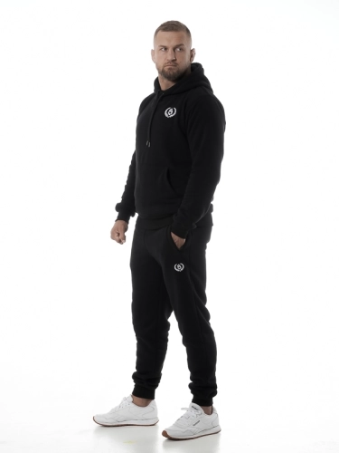 Sweatpants "Laur" - Black SM_1065 Środowisko Miejskie SWEATPANTS