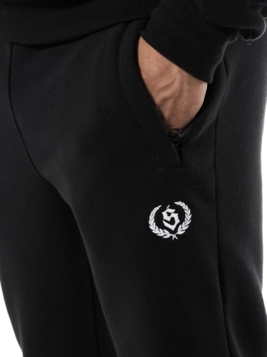 Sweatpants "Laur" - Black SM_1065 Środowisko Miejskie SWEATPANTS