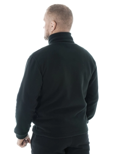 Fleece with stand-up "Laur" - Black SM_1087 Środowisko Miejskie FLEECE JACKETS 2