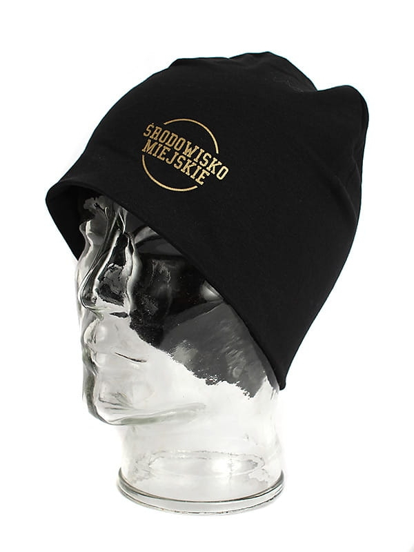 Winter hat "Classic" - Black/Gold SM_619 Środowisko Miejskie WINTER HATS