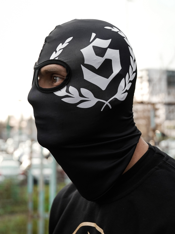 Balaclava - "Big laur" - Black SM_1120 Środowisko Miejskie BALACLAVAS