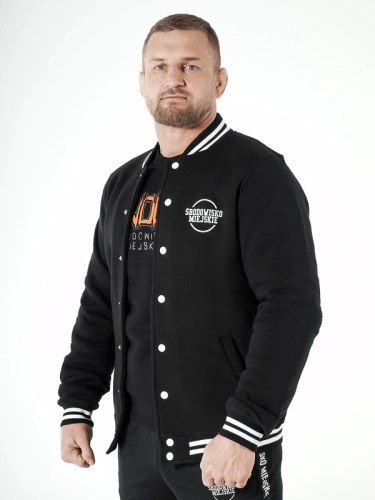 Baseball Blouse "Classic" Black/White SM_885 Środowisko Miejskie SWEATSHIRTS ZIP