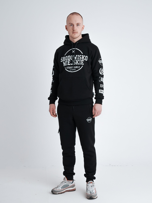 Hoodie "Classic mood" - Black SM_1173 Środowisko Miejskie HOODIE