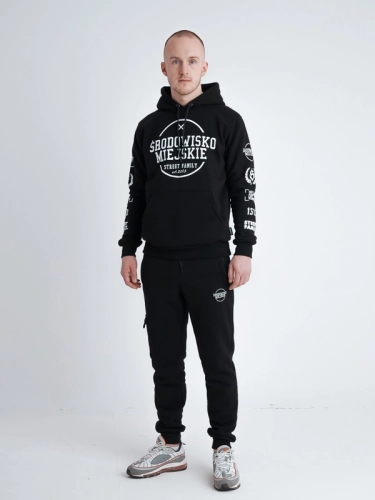 Hoodie "Classic mood" - Black SM_1173 Środowisko Miejskie HOODIE