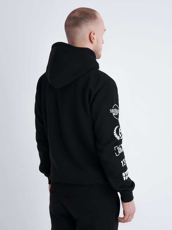 Hoodie "Classic mood" - Black SM_1173 Środowisko Miejskie HOODIE