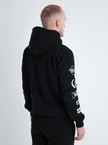 Hoodie "Classic mood" - Black SM_1173 Środowisko Miejskie HOODIE 2