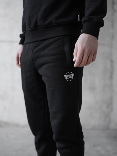 Sweatpants "Classic" Black / White SM_1168 Środowisko Miejskie SWEATPANTS
