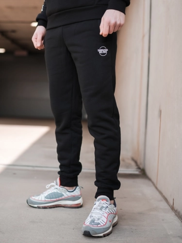 Sweatpants "Classic" Black / White SM_1168 Środowisko Miejskie SWEATPANTS