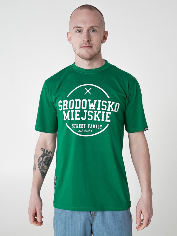 T-Shirt "Classic" - Green SM_218 Środowisko Miejskie T-SHIRTS