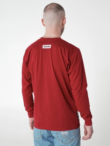 Longsleeve "Classic" - Burgundy SM_381 Środowisko Miejskie LONGSLEEVE 2