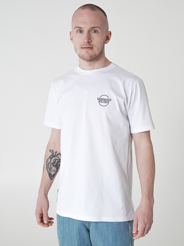 T-shirt "Classic small" - White SM_387 Środowisko Miejskie T-SHIRTS