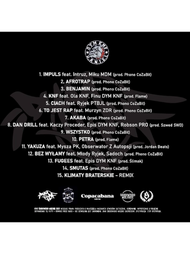 PŁYTA DANIEL DYM KNF - D.A.N.I.E.L. + AUTOGRAF SM_1185 Środowisko Miejskie MUSIC 2