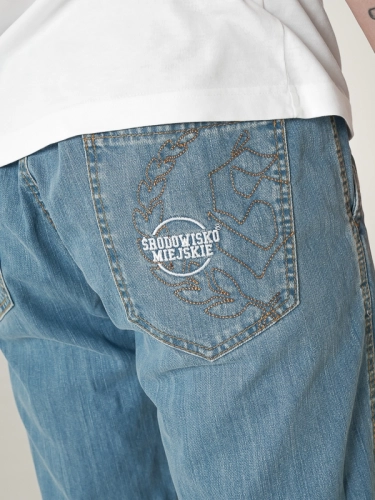 Pants Jeans Jogger "Laur" Light Blue SM_1180 Środowisko Miejskie JOGGER