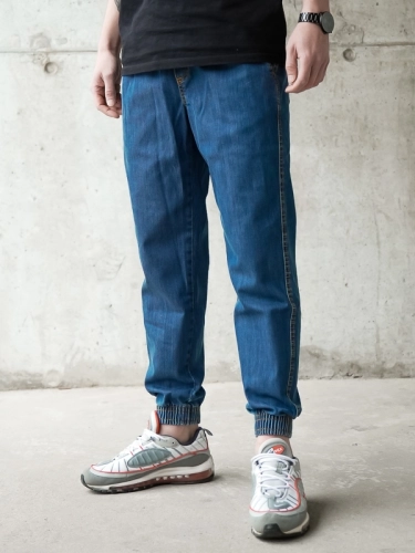 Pants Jeans Jogger "Laur" Medium Blue SM_1179 Środowisko Miejskie JOGGER 2