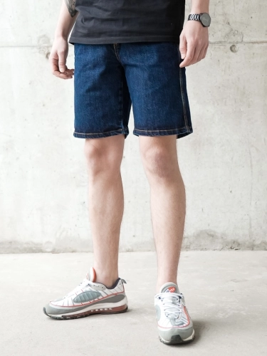 Shorts Jeans "Laur" Dark Blue SM_1188 Środowisko Miejskie JEANS 2