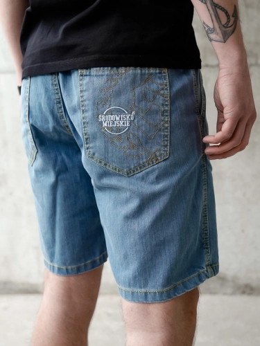 Shorts Jeans "Laur" Light Blue SM_1189 Środowisko Miejskie JEANS