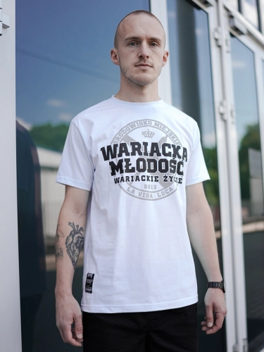 T-Shirt "Wariacka Młodość" - White SM_269 Środowisko Miejskie T-SHIRTS 2