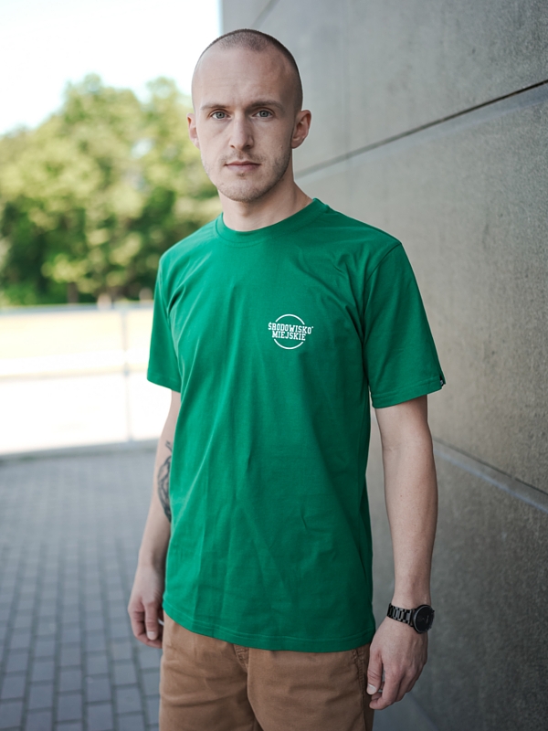 T-shirt "Classic small" - Green SM_386 Środowisko Miejskie T-SHIRTS