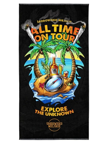 Beach towel "All time on tour" SM_1192 Środowisko Miejskie TOWEL