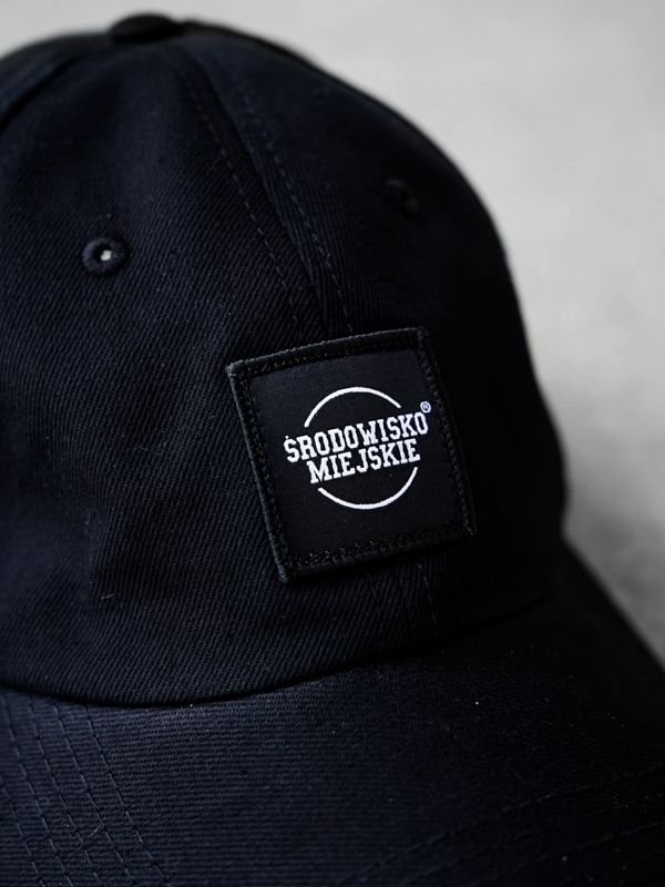 Cap "CLS Mini" - 6-panels - Black / White SM_1194 Środowisko Miejskie CAPS