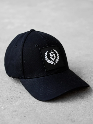 Czapka z daszkiem "Laur" - 6-Panel - Czarno / Biała SM_1197 Środowisko Miejskie