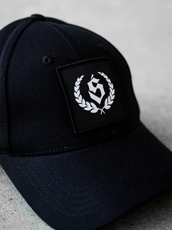 Cap "Laur" - 6-panels - Black / White SM_1197 Środowisko Miejskie CAPS