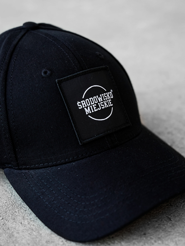 Cap "Classic" - 6-panels - Black / White SM_1199 Środowisko Miejskie CAPS