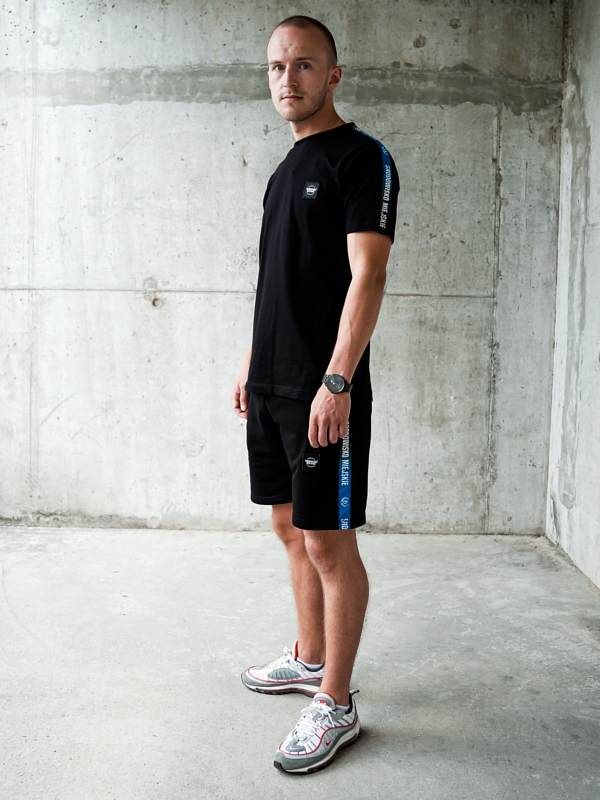 Shorts "CLS Mini" - Black / Blue SM_1200 Środowisko Miejskie SWEAT SHORTS