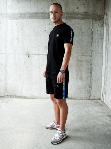 Shorts "CLS Mini" - Black / Blue SM_1200 Środowisko Miejskie SWEAT SHORTS
