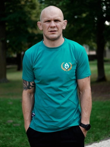 Koszulka "Classic box" - Turkusowa / Pomarańczowa SM_1209 Środowisko Miejskie 2