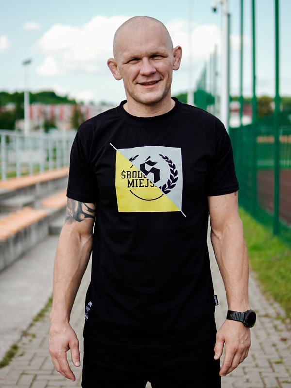 T-Shirt "Duo" - Black / Lime green SM_1210 Środowisko Miejskie T-SHIRTS
