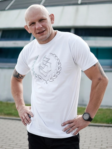 T-Shirt "Outline" - White / Black SM_1214 Środowisko Miejskie T-SHIRTS