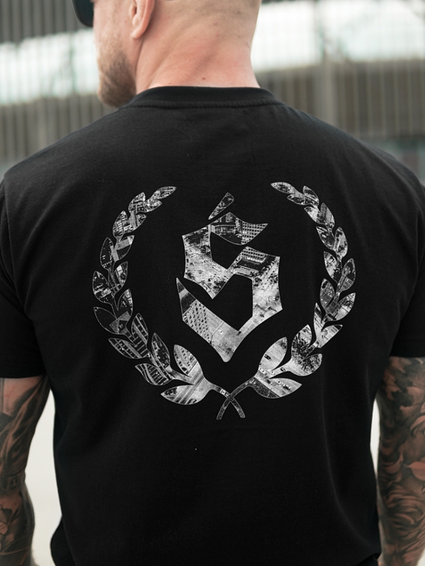T-Shirt "City" - Black / White SM_1216 Środowisko Miejskie T-SHIRTS