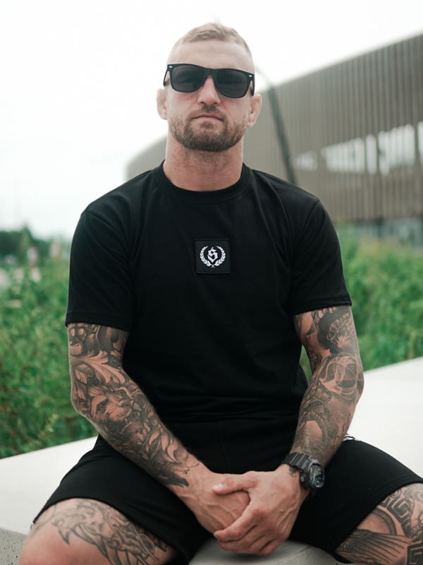 T-Shirt "City" - Black / White SM_1216 Środowisko Miejskie T-SHIRTS