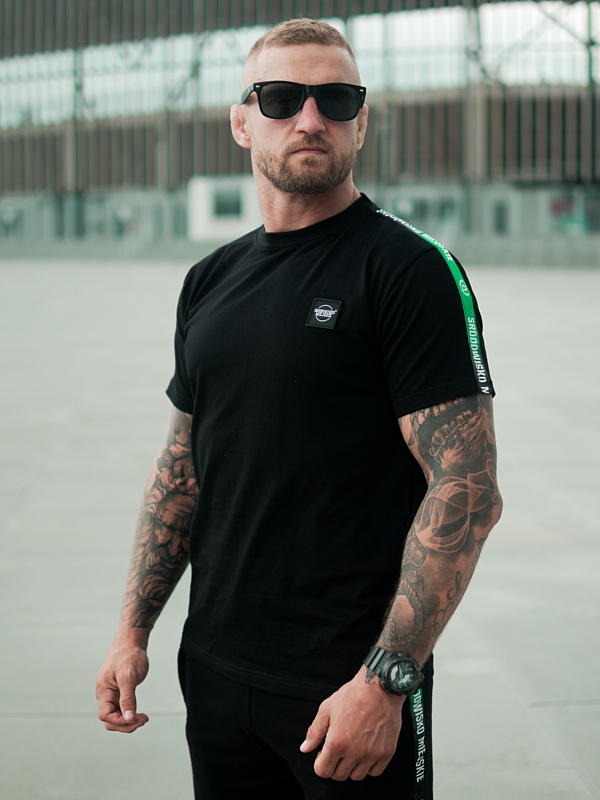 T-Shirt "CLS Mini" - Black / Green SM_1203 Środowisko Miejskie T-SHIRTS