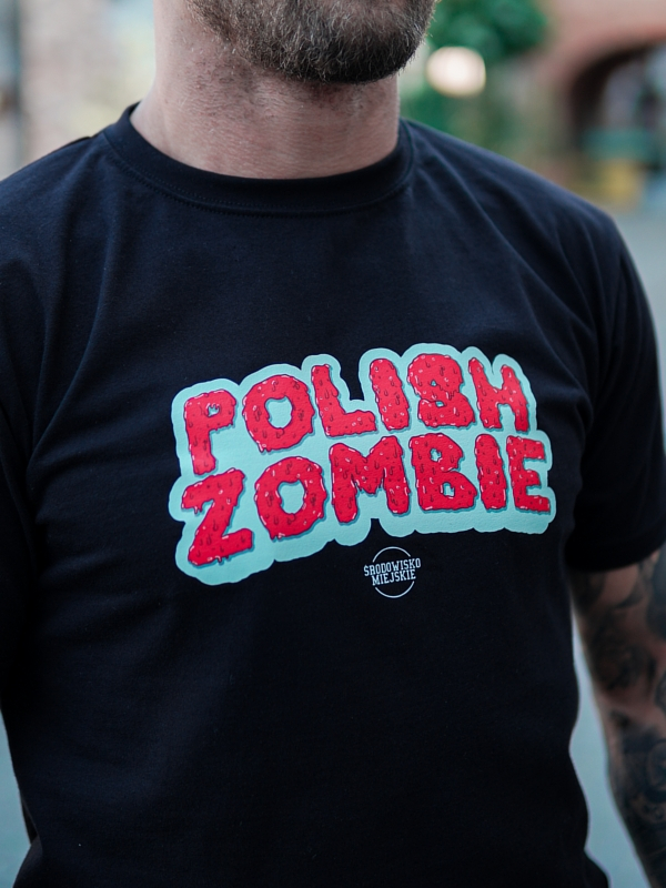 T-Shirt "Polish Zombie" - Black - Marcin Wrzosek x Środowisko Miejskie SM_1217 Środowisko Miejskie T-SHIRTS