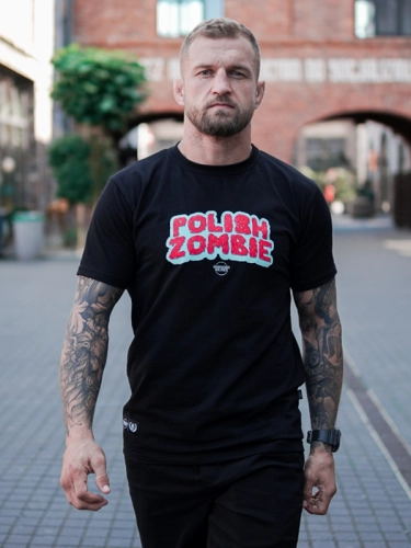 Koszulka "Polish Zombie" - Czarna - Marcin Wrzosek x Środowisko Miejskie SM_1217 Środowisko Miejskie