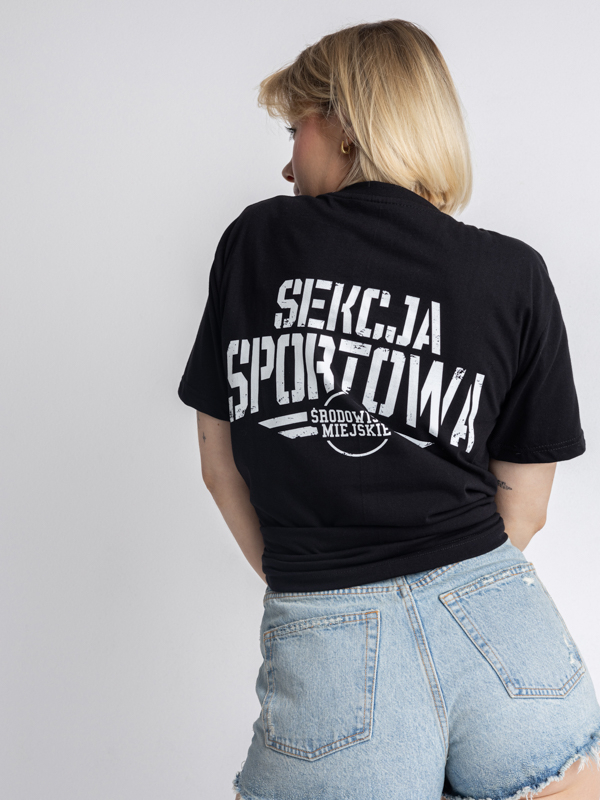 T-Shirt "Sekcja Sportowa" - Black SM_786 Środowisko Miejskie T-SHIRTS