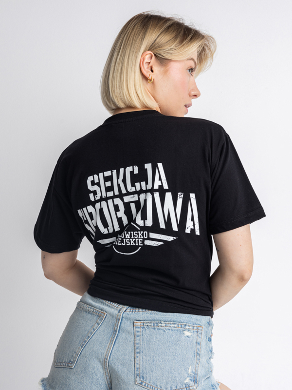 Koszulka "Sekcja Sportowa" - Czarna SM_786 Środowisko Miejskie