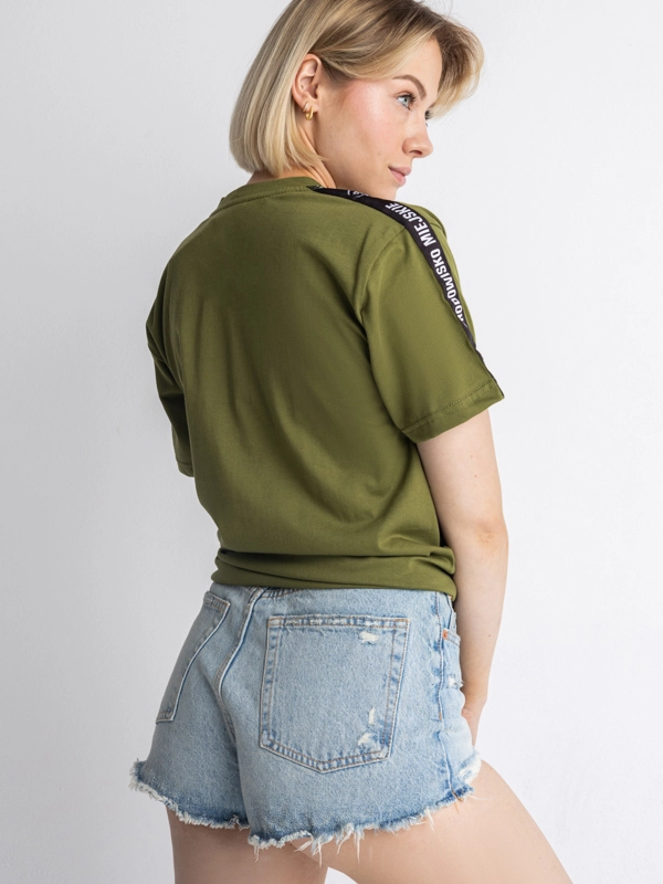 T-shirt "Classic small" - Olive / Black SM_1052 Środowisko Miejskie T-SHIRTS