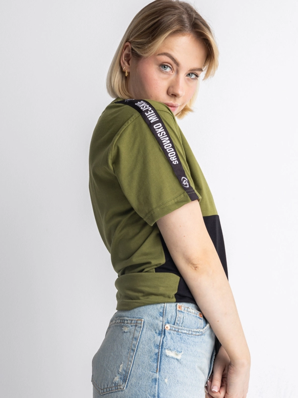 T-shirt "Classic small" - Olive / Black SM_1052 Środowisko Miejskie T-SHIRTS