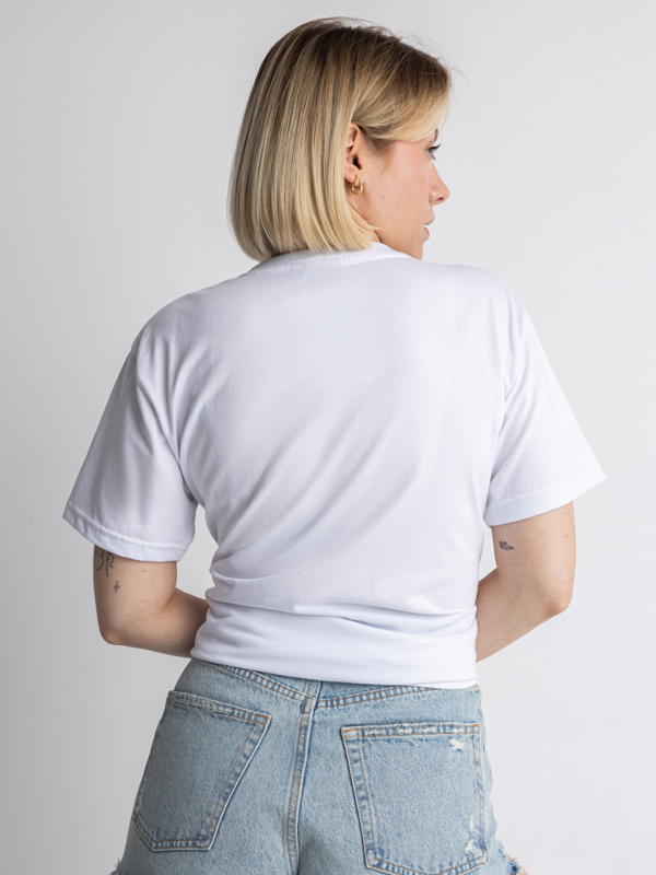 T-Shirt "Duo" - White / Turquoise SM_1211 Środowisko Miejskie T-SHIRTS