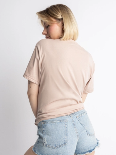 "Outline" T-shirt - Beige / Black for 109.00 PLN 2