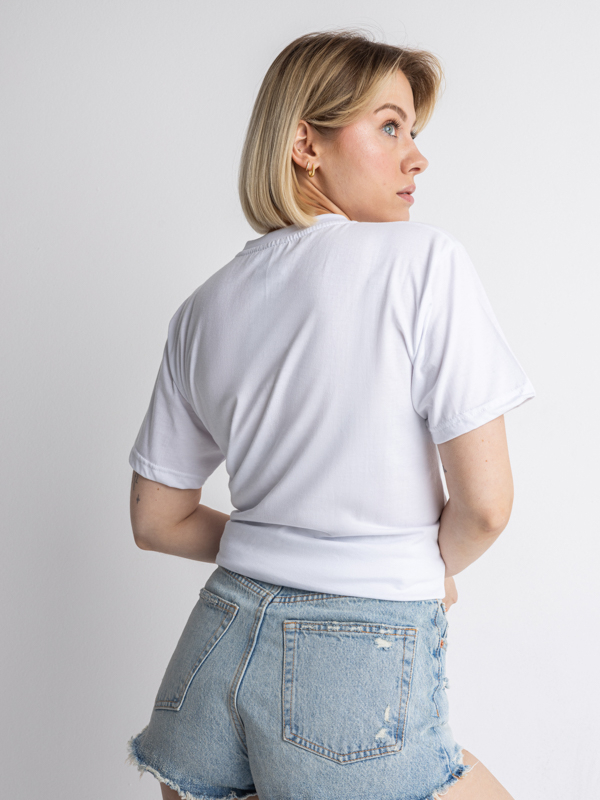 Koszulka "Outline" - Biała / Czarna SM_1214 Środowisko Miejskie