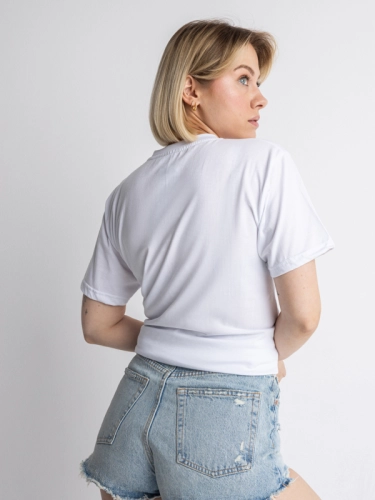 Koszulka "Outline" - Biała / Czarna za 109,00 zł 2