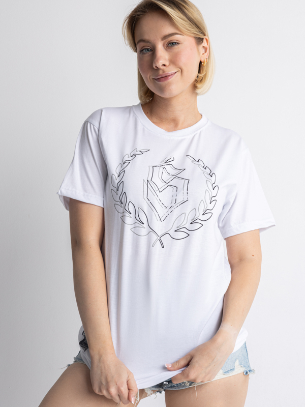 Koszulka "Outline" - Biała / Czarna SM_1214 Środowisko Miejskie