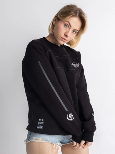 Bluza bez kaptura "Freshline" - Czarna SM_1171 Środowisko Miejskie