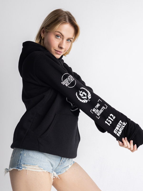 Hoodie "Classic mood" - Black SM_1173 Środowisko Miejskie HOODIE